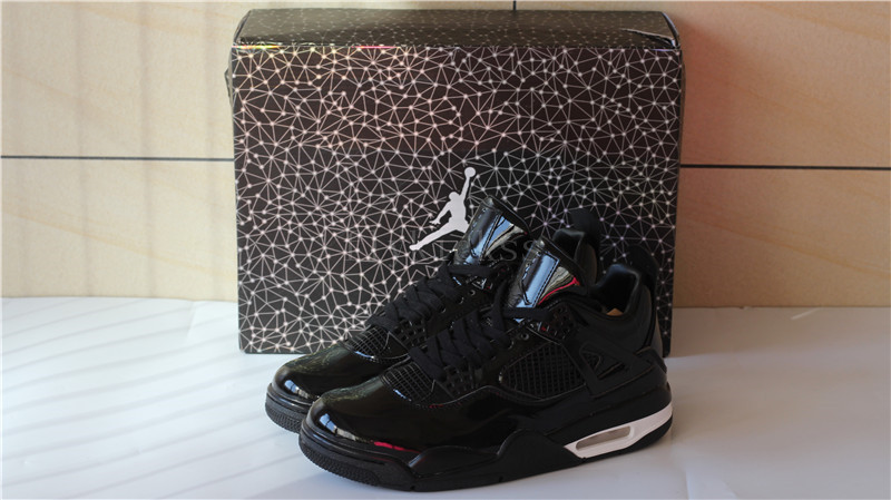Authentic Air Jordan 4 Rero 11lab4 Black